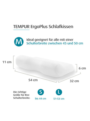 Tempur Slaapkussen "ErgoPlus" wit