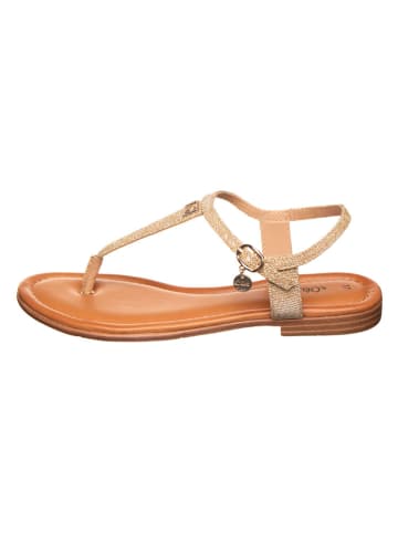 s.Oliver Zehensandalen in Gold