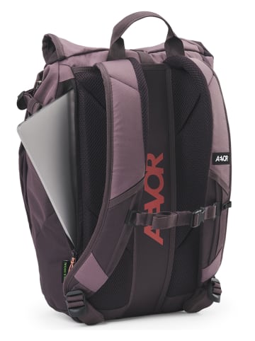 AEVOR Plecak "Roll Pack" w kolorze fiołkowym - 30 x 51 x 16 cm