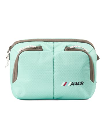 AEVOR Schoudertas "Sacoche" turquoise - (B)26 x (H)18 x (D)8 cm
