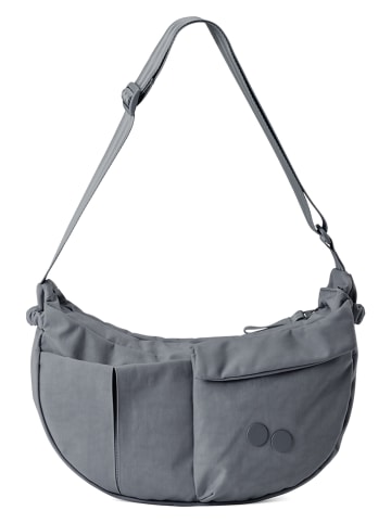 pingpong Umhängetasche "Krumm Medium Crinkle" in Grau - (B)37 x (H)22 x (T)14 cm