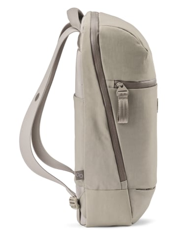 PinqPonq Rugzak "Kontor" taupe - (B)29 x (H)47 x (D)13 cm