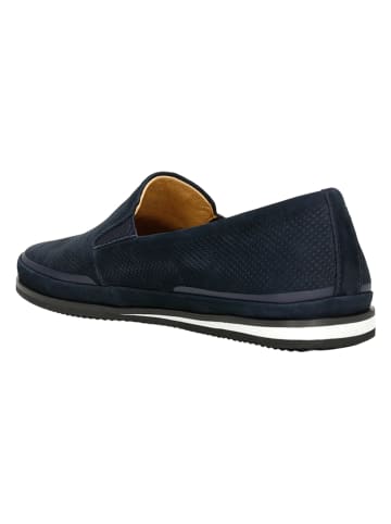Wojas Leder-Slipper in Dunkelblau