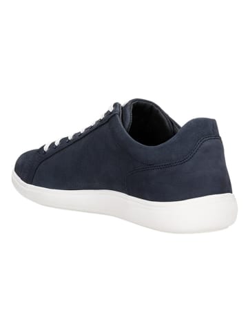 Wojas Skórzane sneakersy w kolorze granatowym