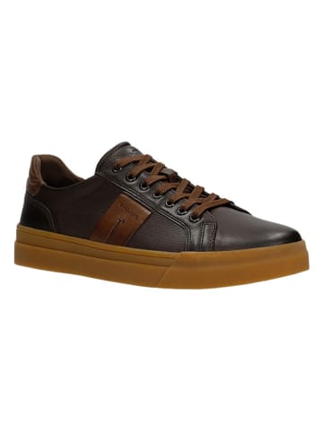 Wojas Leder-Sneakers in Braun