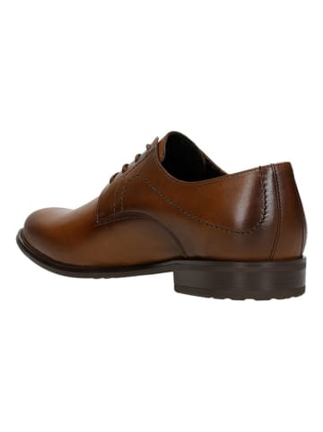 Wojas Skórzane trzewiki w kolorze brązowym