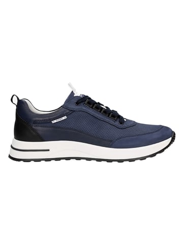 Wojas Leren sneakers donkerblauw