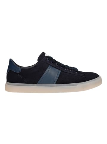 Wojas Leder-Sneakers in Dunkelblau/ Blau
