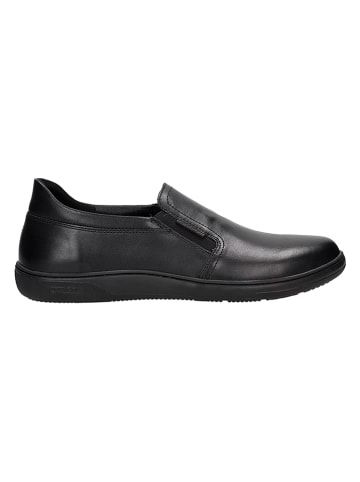 Wojas Leder-Slipper in Schwarz