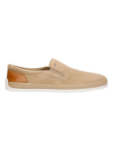 Wojas Leder-Slipper in Beige
