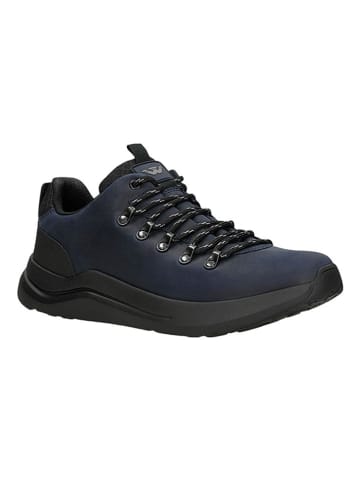 Wojas Leren trekkingschoenen donkerblauw