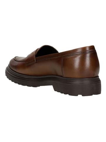 Wojas Leren mocassins bruin