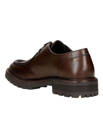 Wojas Skórzane trzewiki w kolorze brązowym