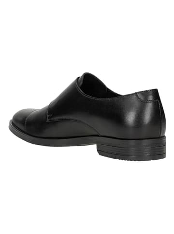 Wojas Leren enkelschoenen zwart