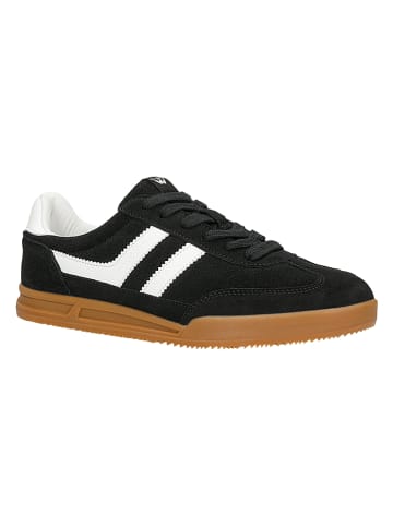 Wojas Leren sneakers zwart/wit