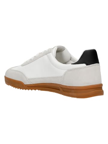 Wojas Skórzane sneakersy w kolorze biało-szaro-czarnym