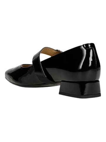 Wojas Skórzane slippersy w kolorze czarnym