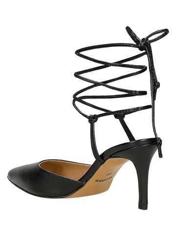 Wojas Skórzane czółenka w kolorze czarnym