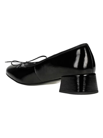 Wojas Leder-Pumps in Schwarz