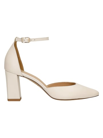 Wojas Leren pumps crème