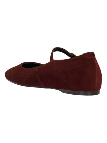 Wojas Leder-Spangenballerinas in Bordeaux