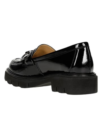 Wojas Skórzane mokasyny w kolorze czarnym