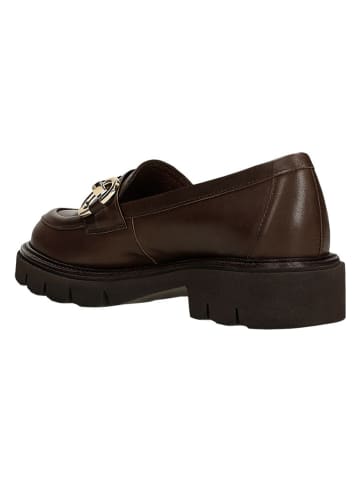 Wojas Leren mocassins bruin