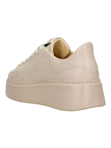 Wojas Leren sneakers beige