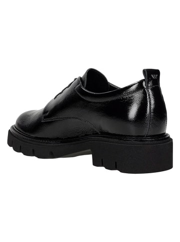Wojas Leder-Schnürschuhe in Schwarz