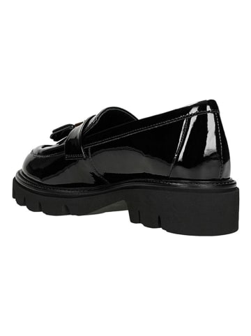 Wojas Skórzane mokasyny w kolorze czarnym