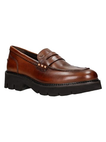Wojas Leren mocassins bruin