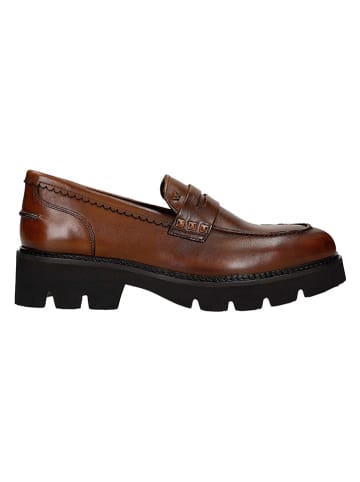 Wojas Leren mocassins bruin