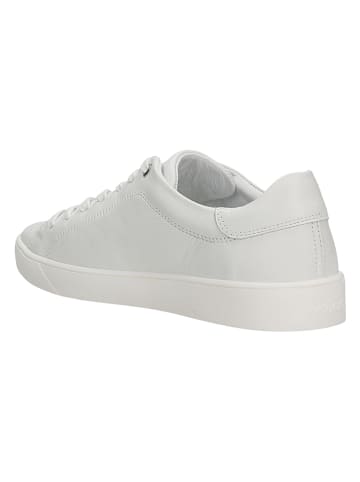 Wojas Skórzane sneakersy w kolorze białym