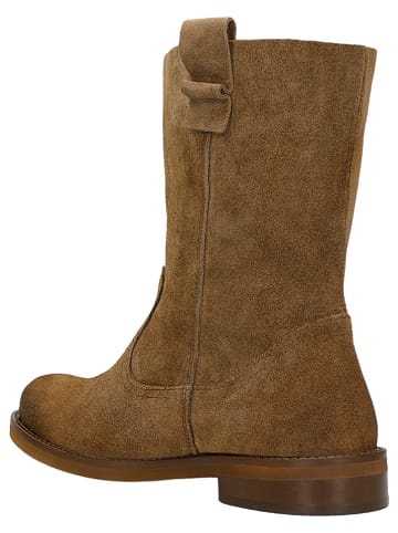 Wojas Skórzane botki w kolorze jasnobrązowym