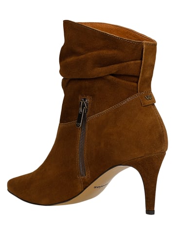 Wojas Skórzane botki w kolorze jasnobrązowym