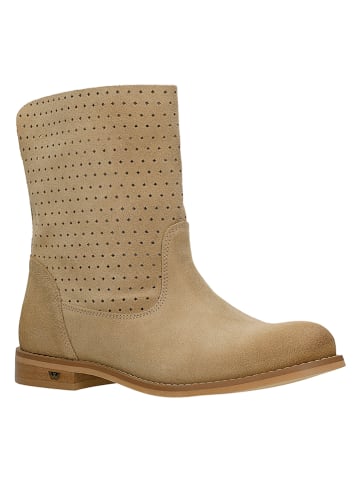 Wojas Leder-Boots in Beige