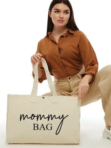 Lucky Bees Shopper in Creme - (B)50 x (H)36 x (T)12 cm