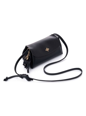 Lucky Bees Umhängetasche "Ava" in Schwarz - (B)22 x (H)12 x (T)11 cm