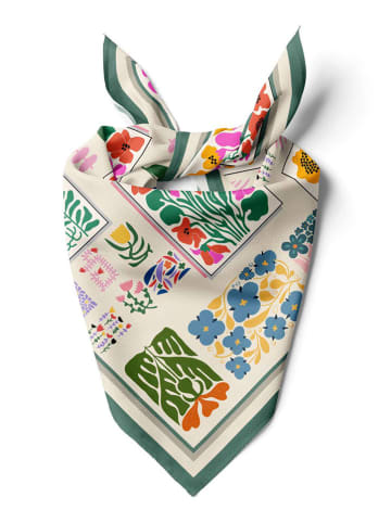 Lucky Bees Tuch in Bunt - (L)55 x (B)55 cm