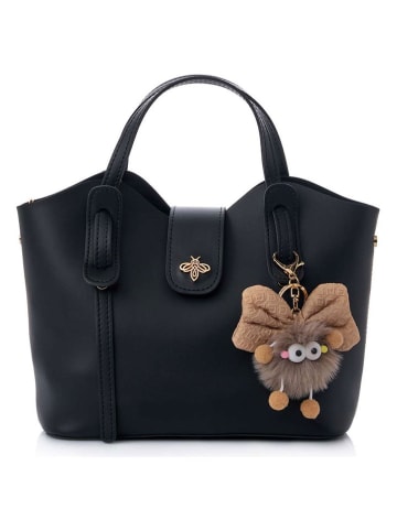 Lucky Bees Schoudertas "Celeste" zwart - (B)25 x (H)21 x (D)11 cm