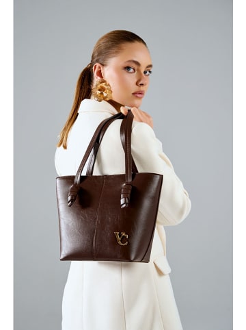 Vince Camuto Torebka "Piedmont" w kolorze brązowym - 30 x 23 x 14 cm
