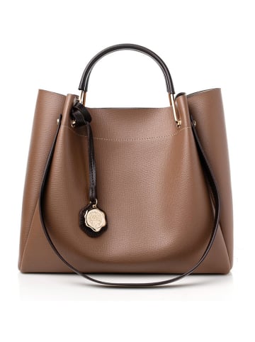 Vince Camuto Henkeltasche "Sicilia" in Braun - (B)32 x (H)28 x (T)14 cm