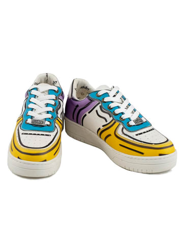Goby Leder-Sneakers in Bunt