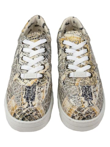 Goby Leder-Sneakers in Hellbraun