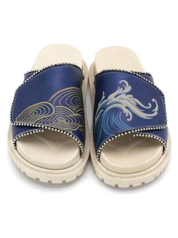 Goby Slippers donkerblauw