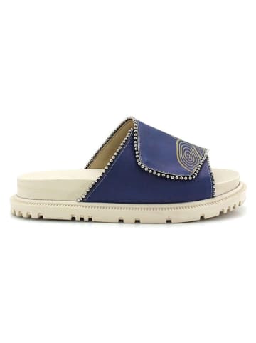 Goby Slippers donkerblauw