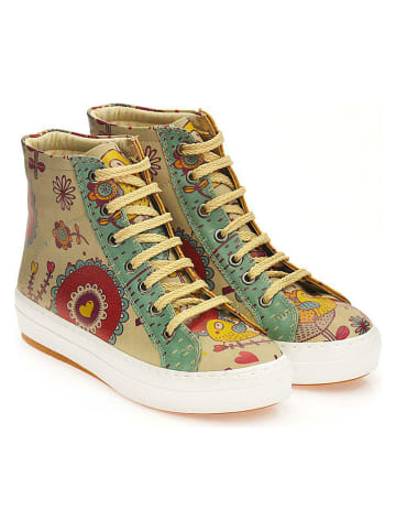 Goby Sneakers beige/meerkleurig