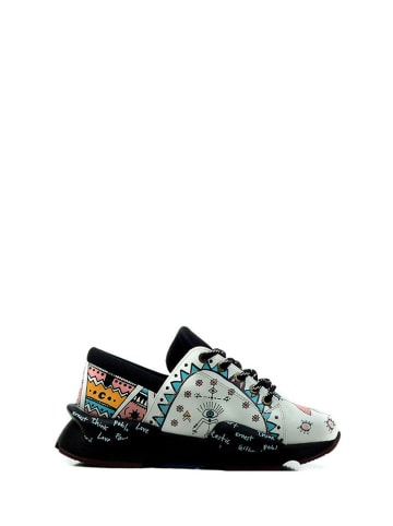 Goby Sneakers zwart/wit/meerkleurig