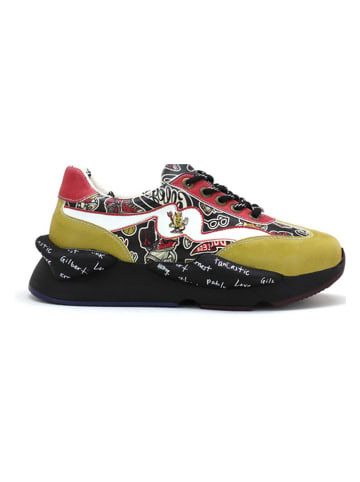 Goby Sneakers in Gelb/ Rot/ Weiß