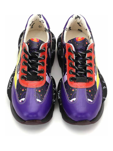 Goby Sneakers in Dunkelblau/ Gelb/ Rot